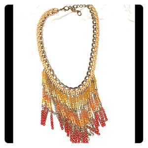 Anthropologie Fringe Necklace